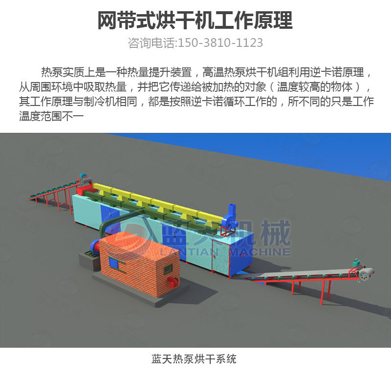 带式辣椒烘干机工作原理